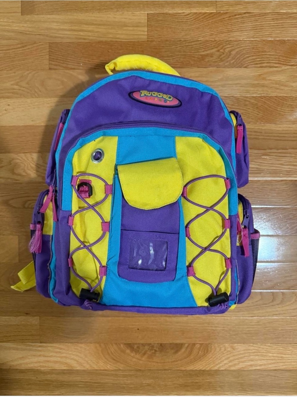 Kids Purple & Yellow Backpack